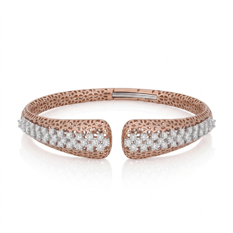 Starlight Embrace Lab Grown Diamond Bangle