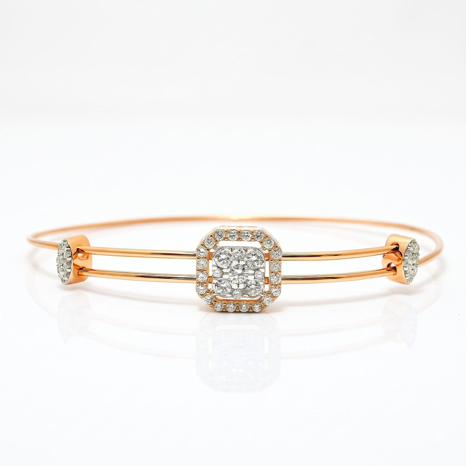 Twilight Glimmer Lab Grown Diamond Bangle