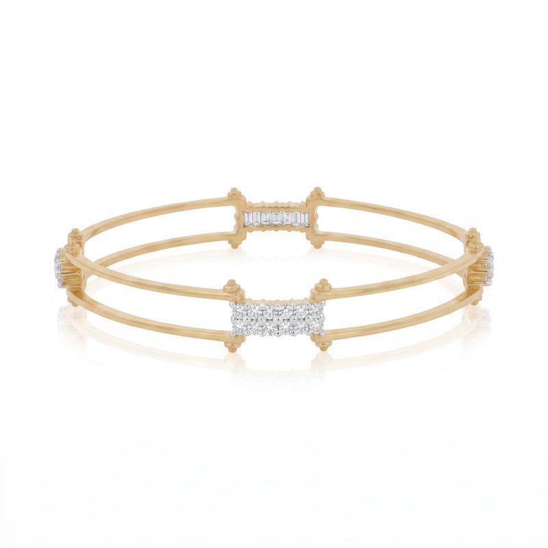 Urban Trails Lab Grown Diamond Bangle