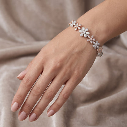 Petal Parade Lab Grown Diamond Bangle