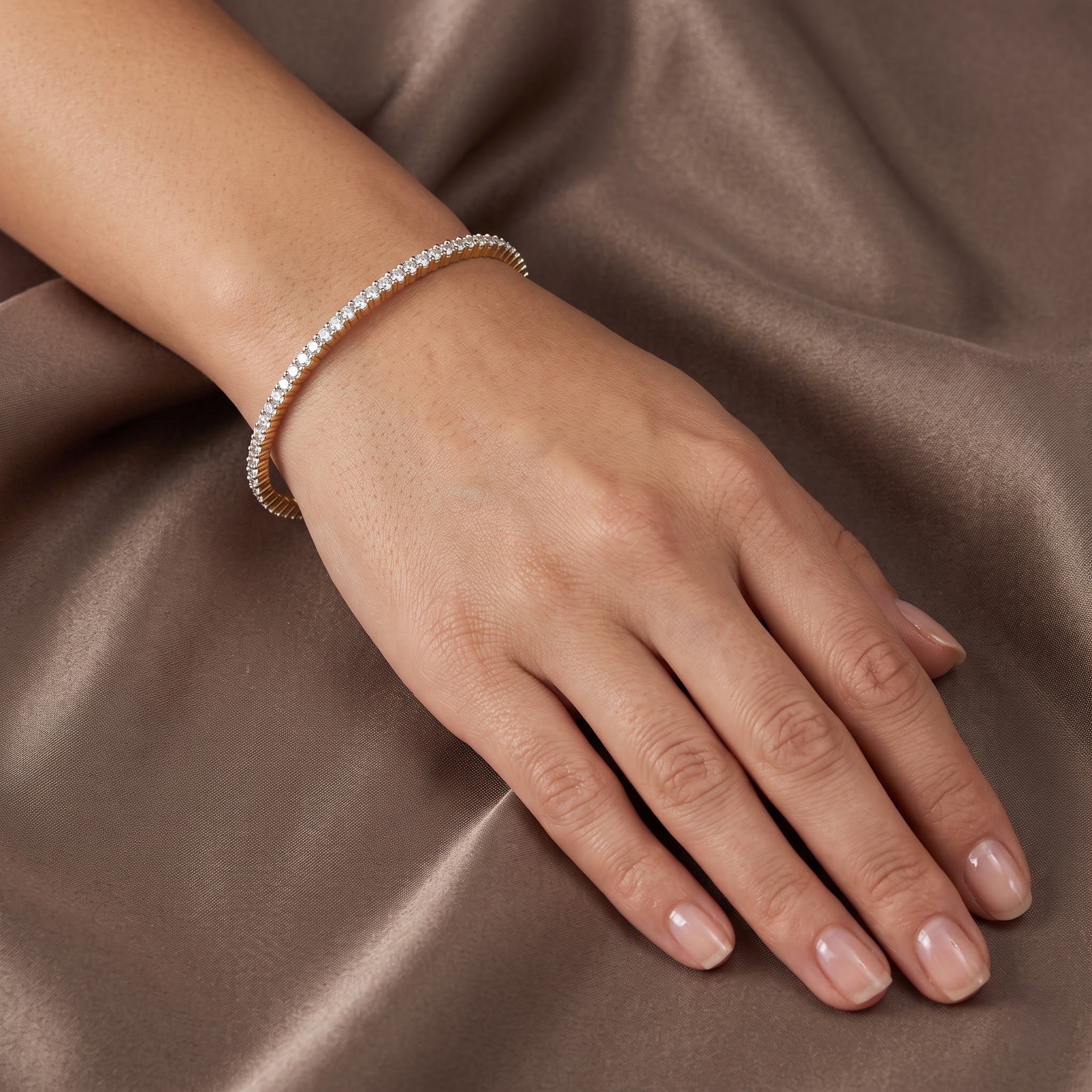 Purelight Array Lab Grown Diamond Bangle