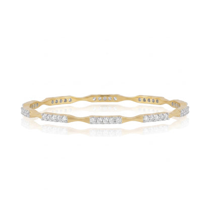 Linear Luxe Lab Grown Diamond Bangle