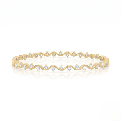 OceanWhirl Lab Grown Diamond Bangle