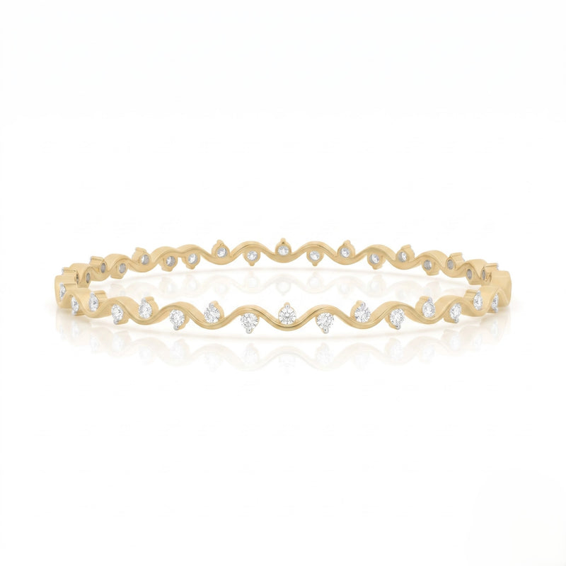 OceanWhirl Lab Grown Diamond Bangle