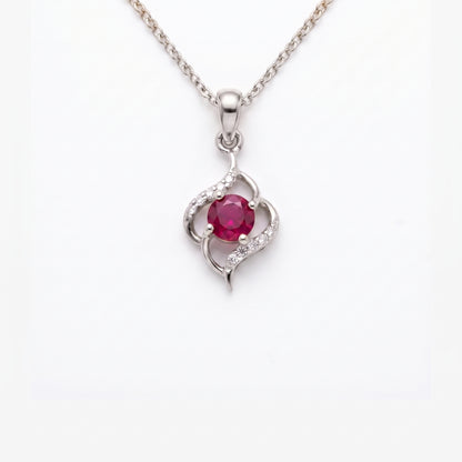 Centricity Platinum Plated Lab Grown Diamond Pendant