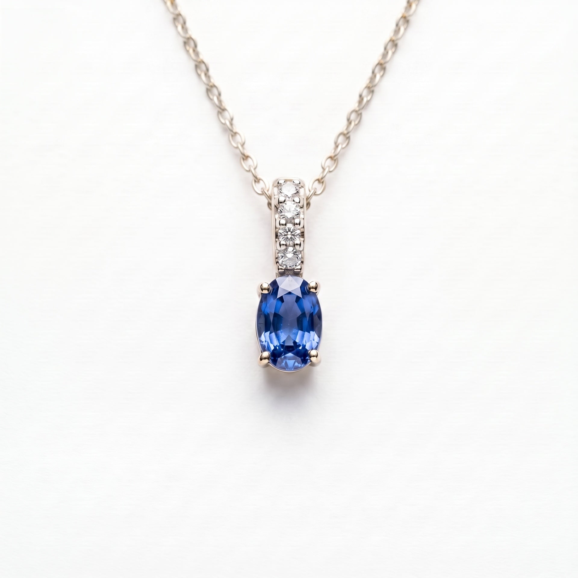 Vionna Halo Platinum Plated Lab Grown Diamond Pendant