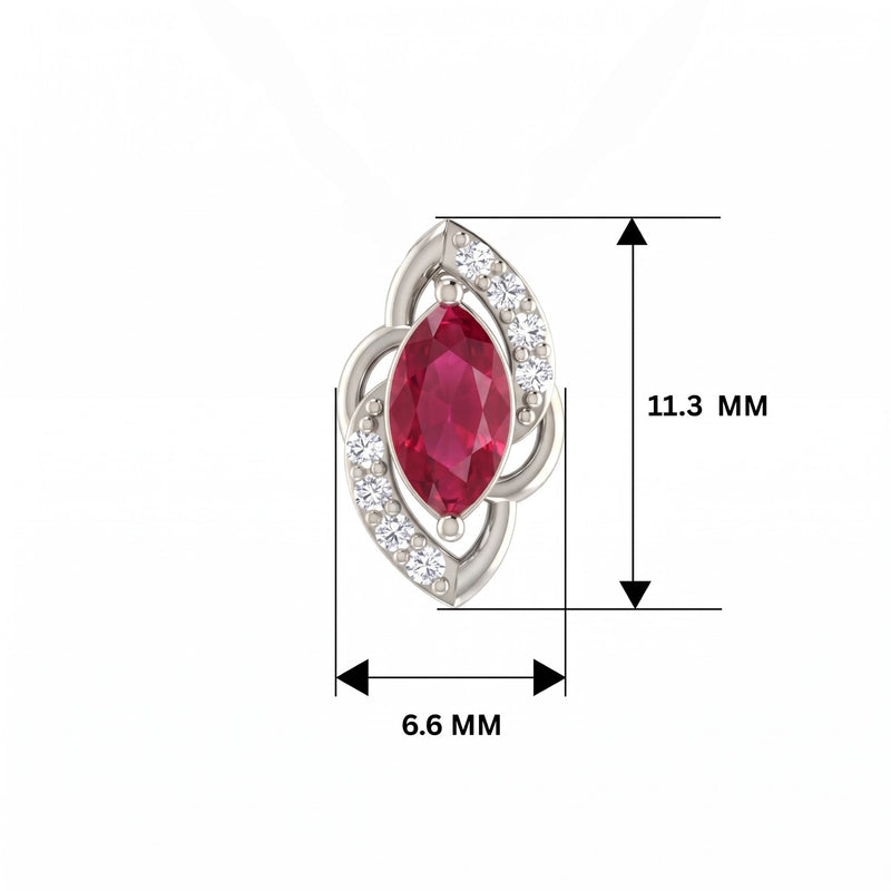 Swirling Dew Platinum Plated Lab Grown Diamond Pendant