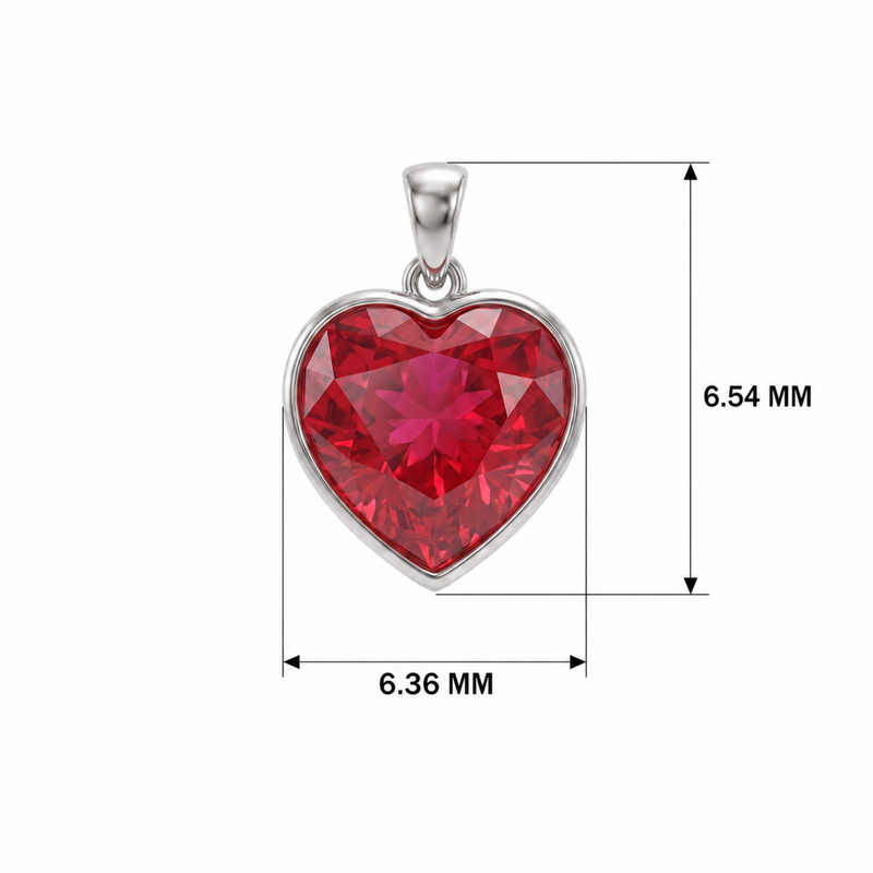 Liora Love Platinum Plated Lab Grown Diamond Pendant