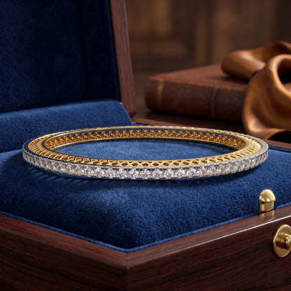 Luxe Radiance Lab Grown Diamond Eternity Bangle