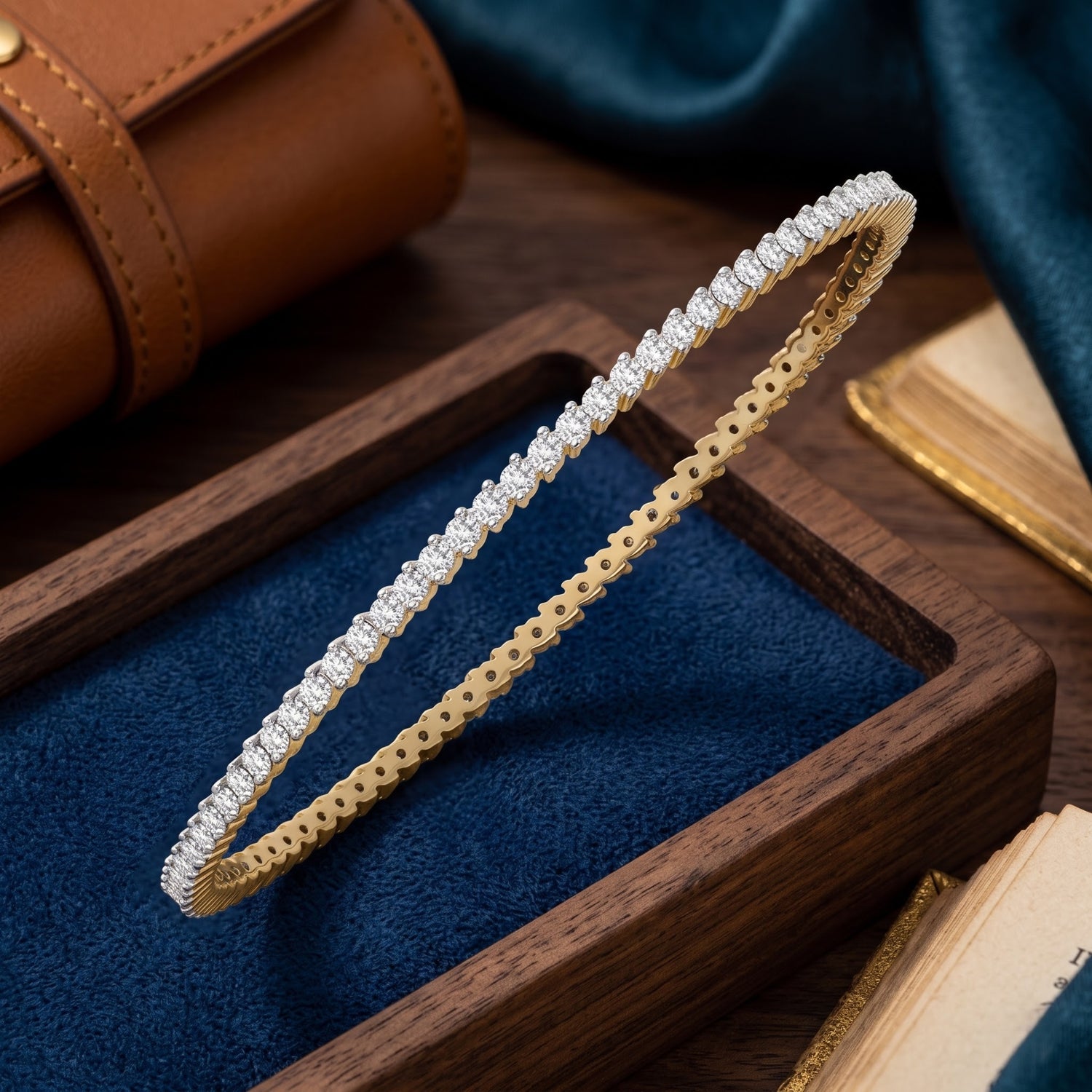 Purelight Array Lab Grown Diamond Bangle