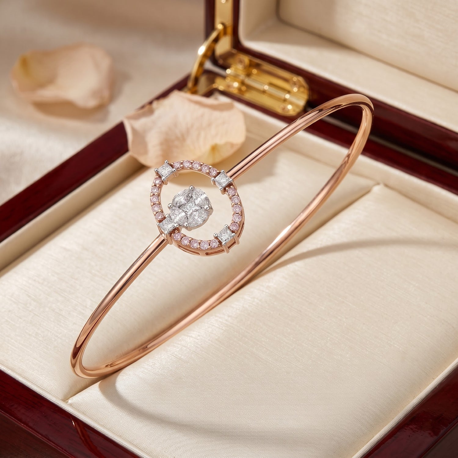 Shimmer Crest Lab Grown Diamond Bangle