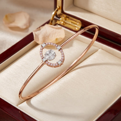 Shimmer Crest Lab Grown Diamond Bangle