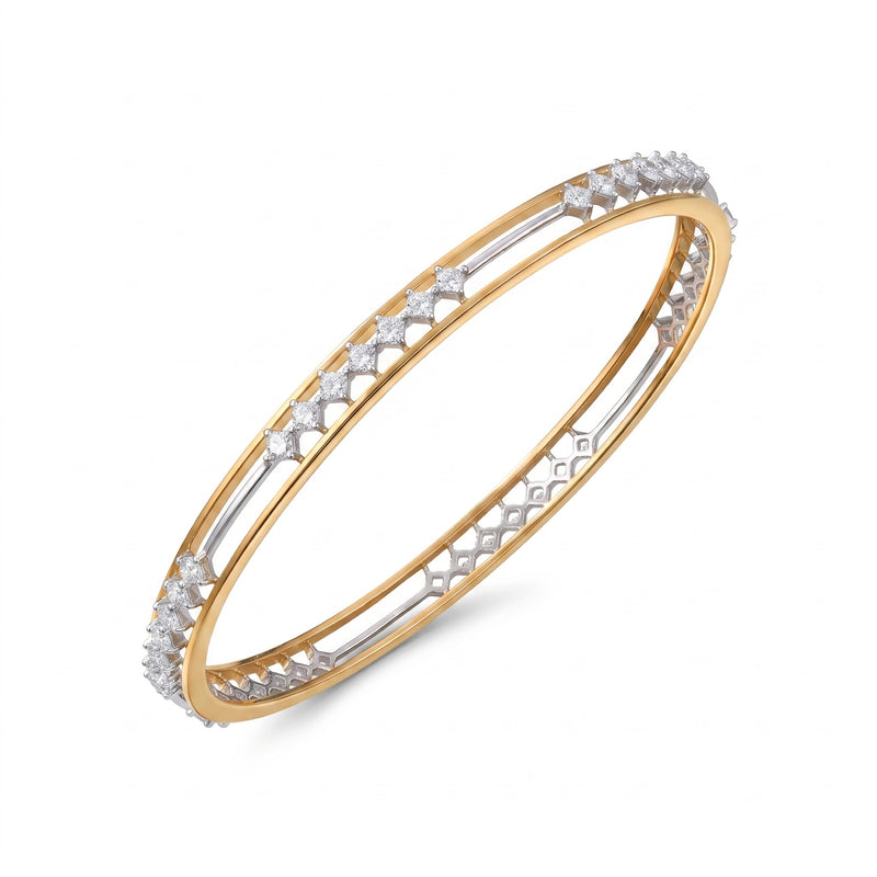 StellarTrace Lab Grown Diamond Bangle