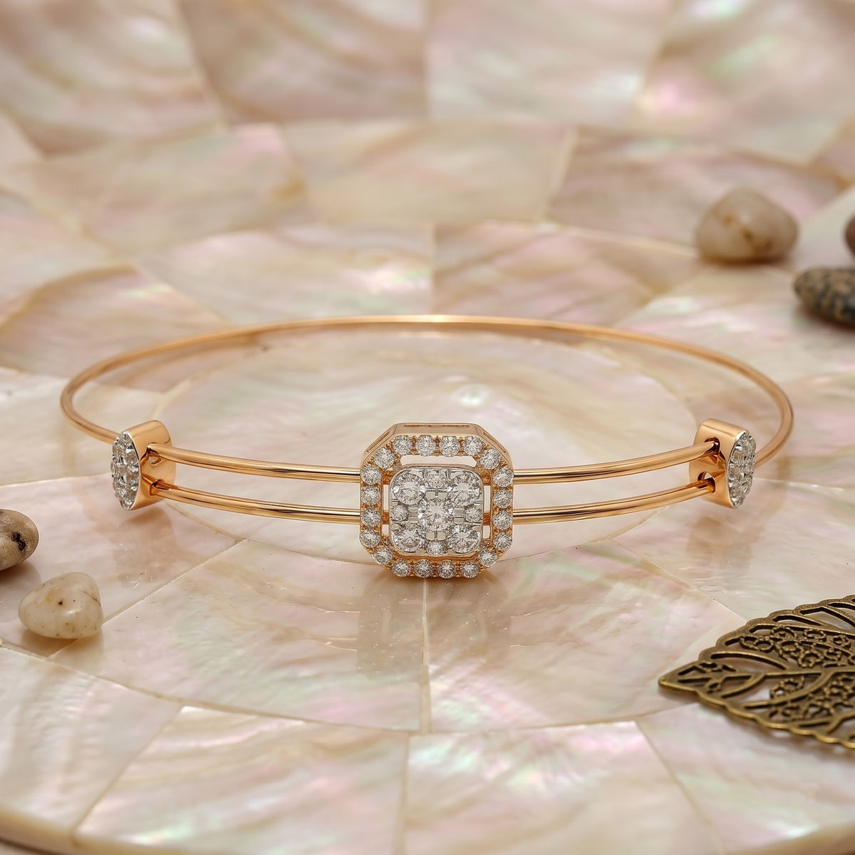 Twilight Glimmer Lab Grown Diamond Bangle