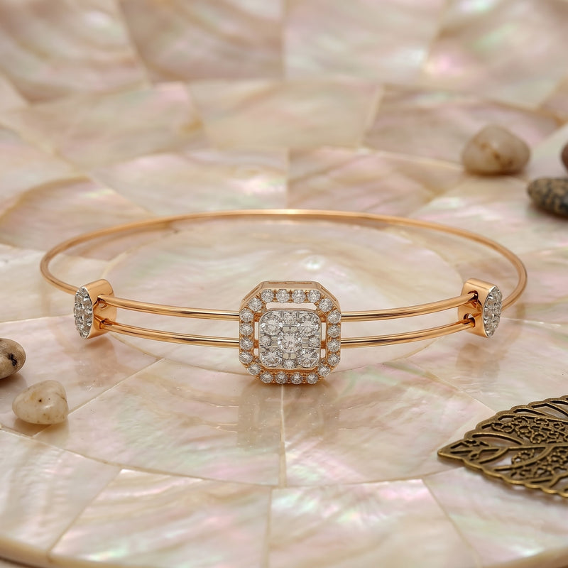 Twilight Glimmer Lab Grown Diamond Bangle