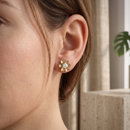 Fleur Brilliance Lab Grown Diamond Earrings