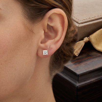 Tessera Twinkle Solitaire Lab Grown Diamond Earrings