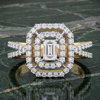 Lunessa Twin Lab Grown Diamond Ring