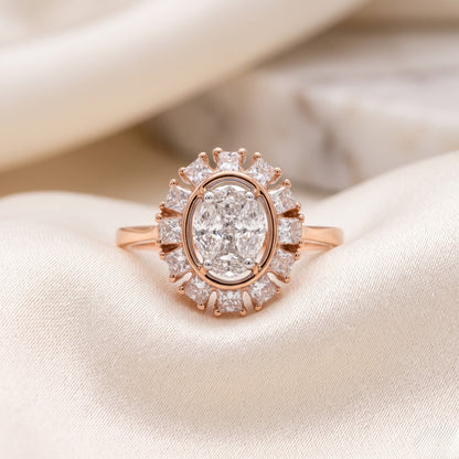 Gilded Lily Lab Grown Diamond Ring