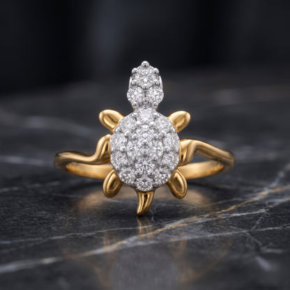 Calista Turtle Lab Grown Diamond Ring