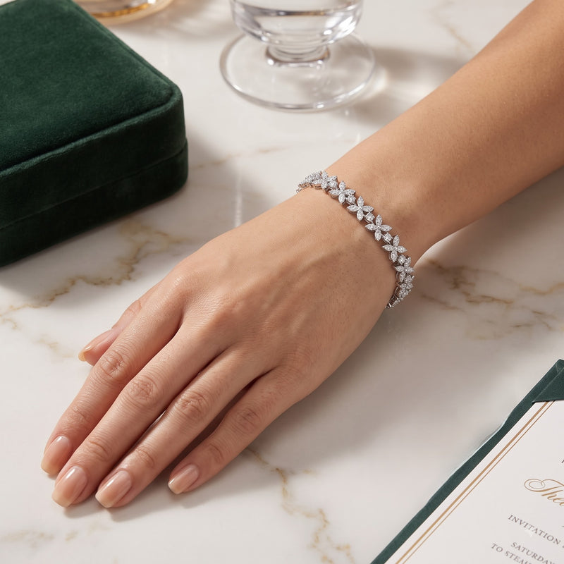 Lab Grown Diamond Bloom Bracelet