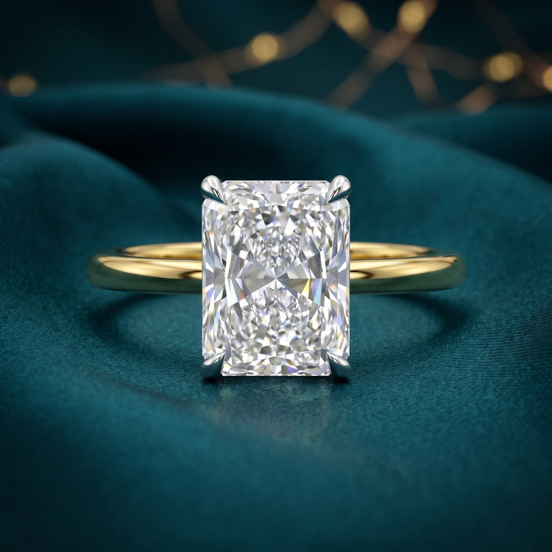 Lunessa Radiant Solitaire Lab Grown Diamond Ring