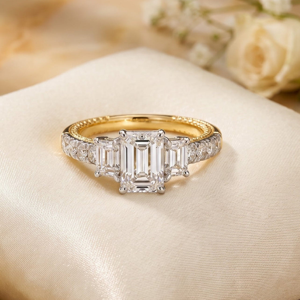 Veloura Solitaire Lab Grown Diamond Ring