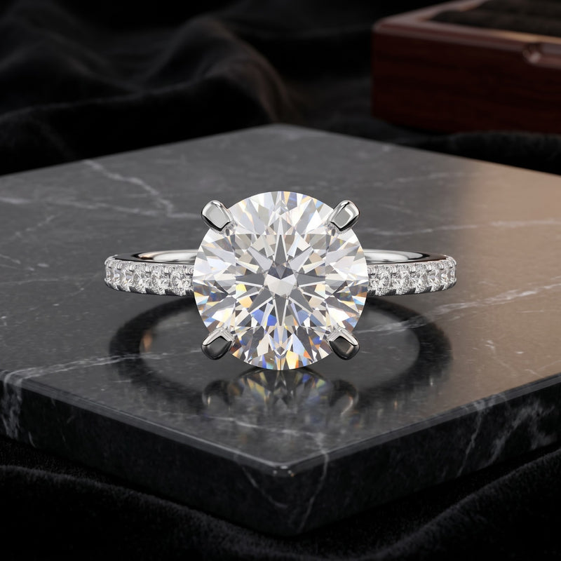 Arista Solitaire Lab Grown Diamond Ring