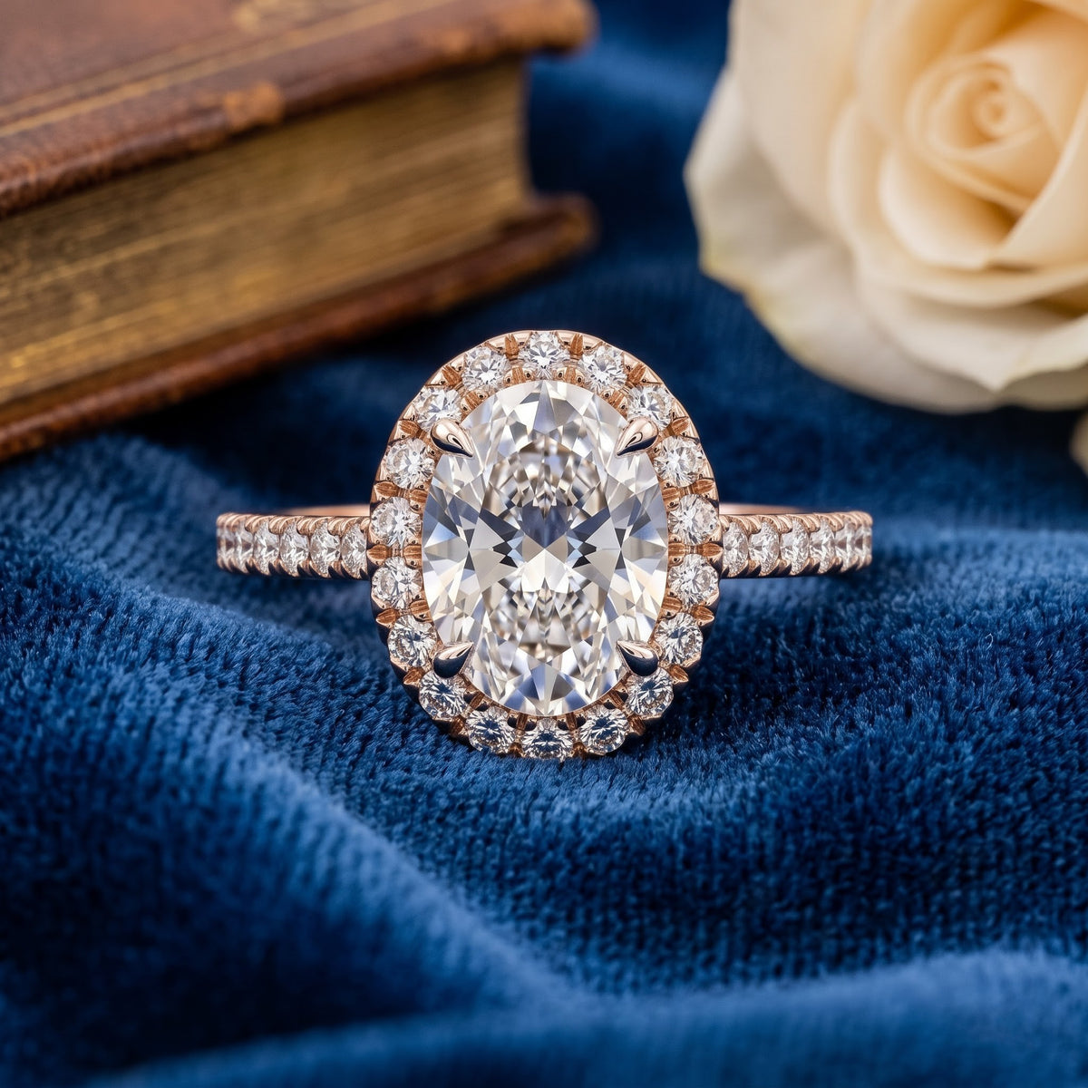 Crown Radiance Solitaire Lab Grown Diamond Ring