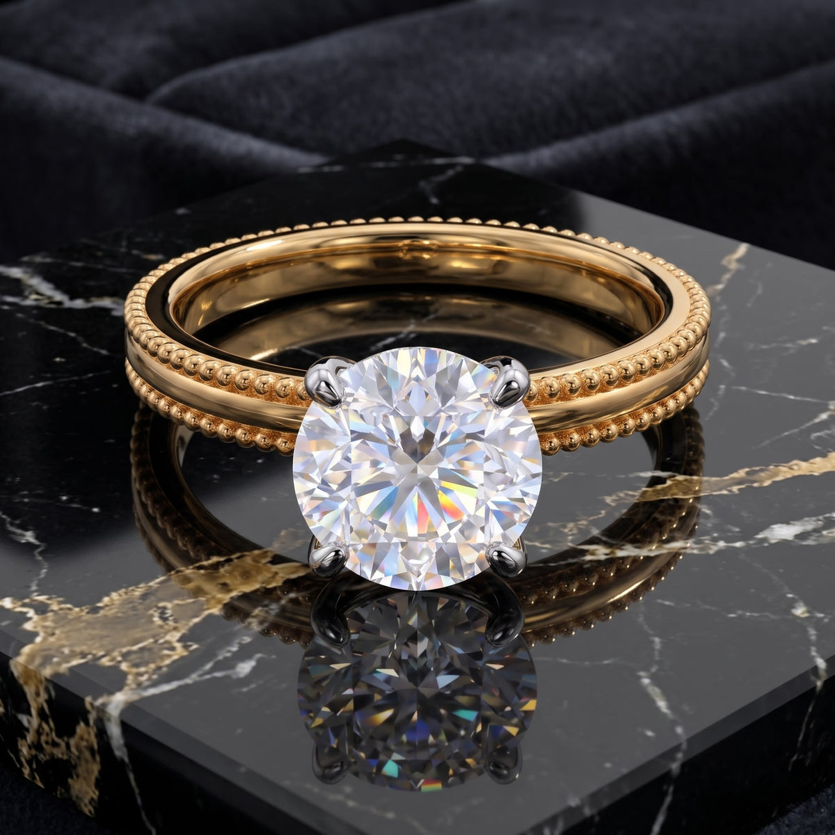 Virelle Classic Solitaire Lab Grown Diamond Ring