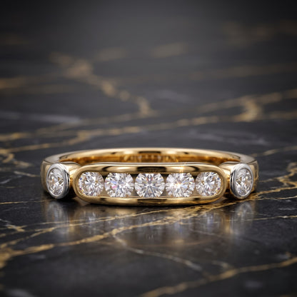 Celestia Linear Lab Grown Diamond Ring