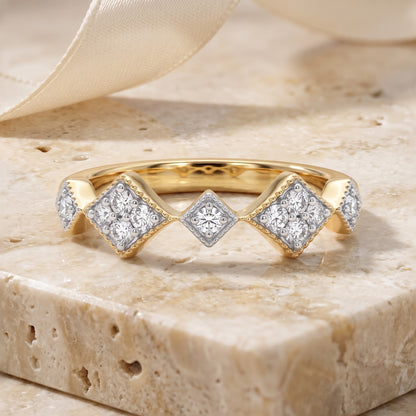 Solenne Rosette Lab Grown Diamond Ring