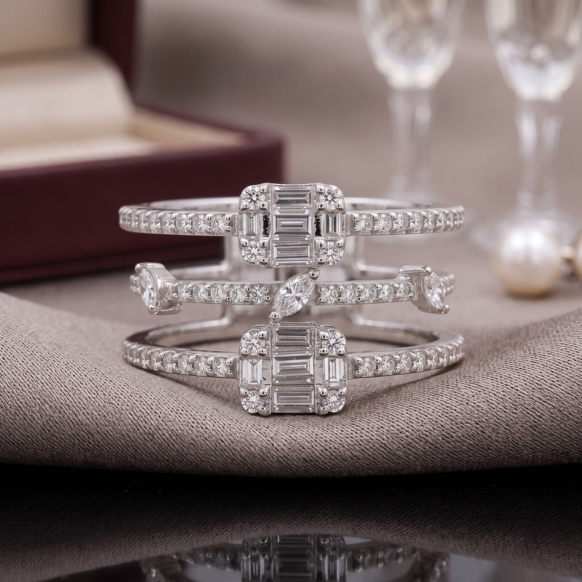 Paradigm Crossover Lab Grown Diamond Ring