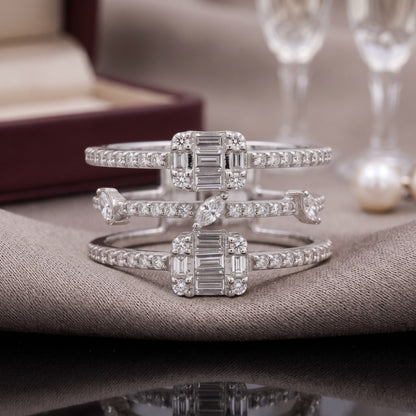 Paradigm Crossover Lab Grown Diamond Ring