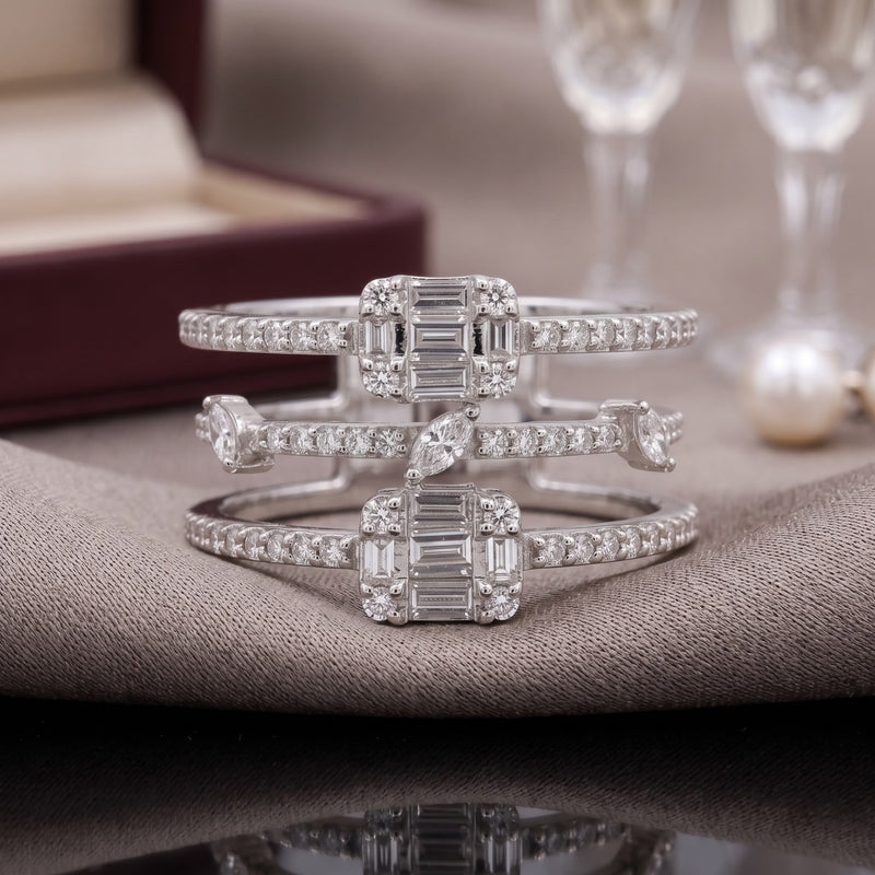 Paradigm Crossover Lab Grown Diamond Ring