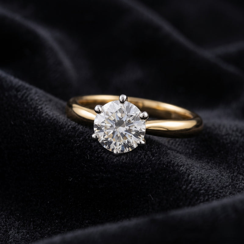 Veyra Eternal Solitaire Lab Grown Diamond Ring