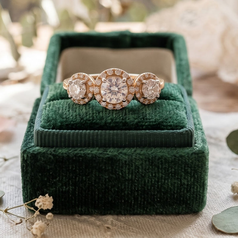 Veyra Triple Radiance Lab Grown Diamond Ring