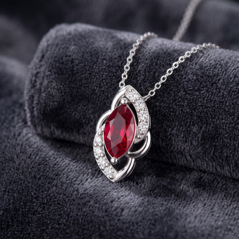 Swirling Dew Platinum Plated Lab Grown Diamond Pendant