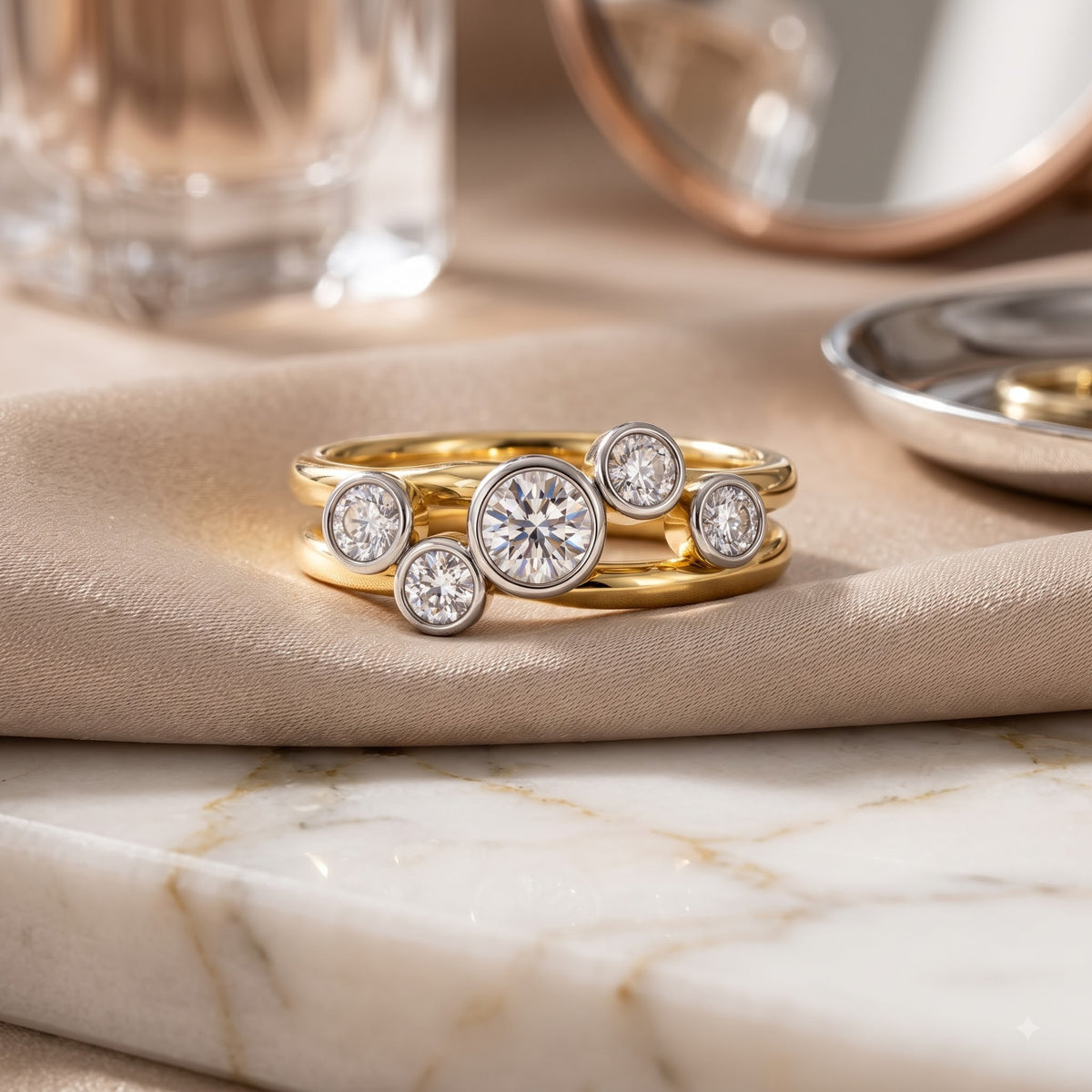 Evora Orbit Lab Grown Diamond Ring