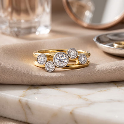 Evora Orbit Lab Grown Diamond Ring