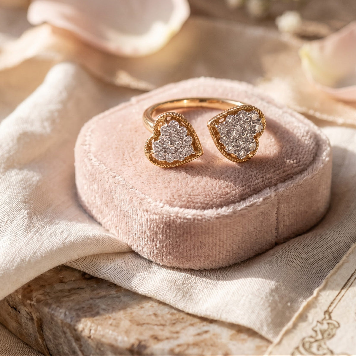 Nivara Amour Duo  Lab Grown Diamond Ring