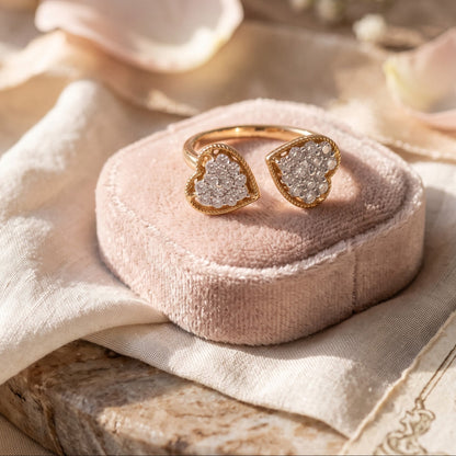 Nivara Amour Duo  Lab Grown Diamond Ring