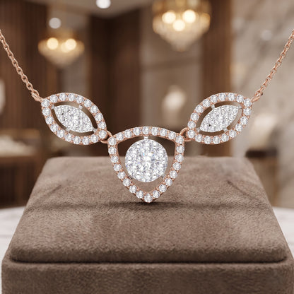 Mystic Triad Lab Grown Diamond Pendant