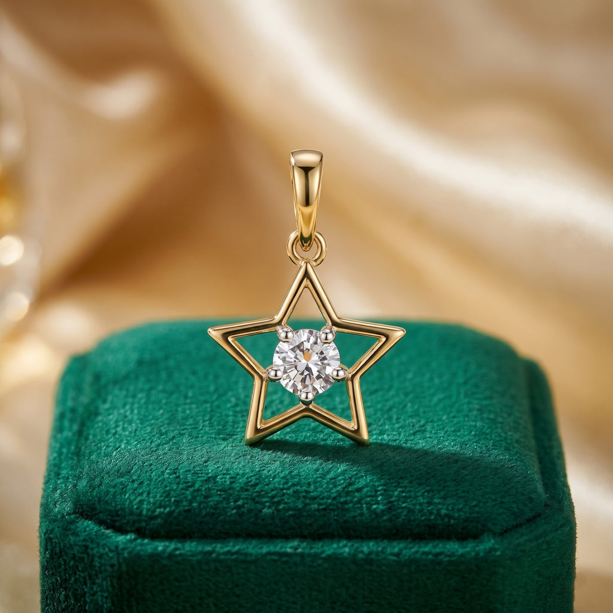 Radiant North Star Lab Grown Diamond Pendant