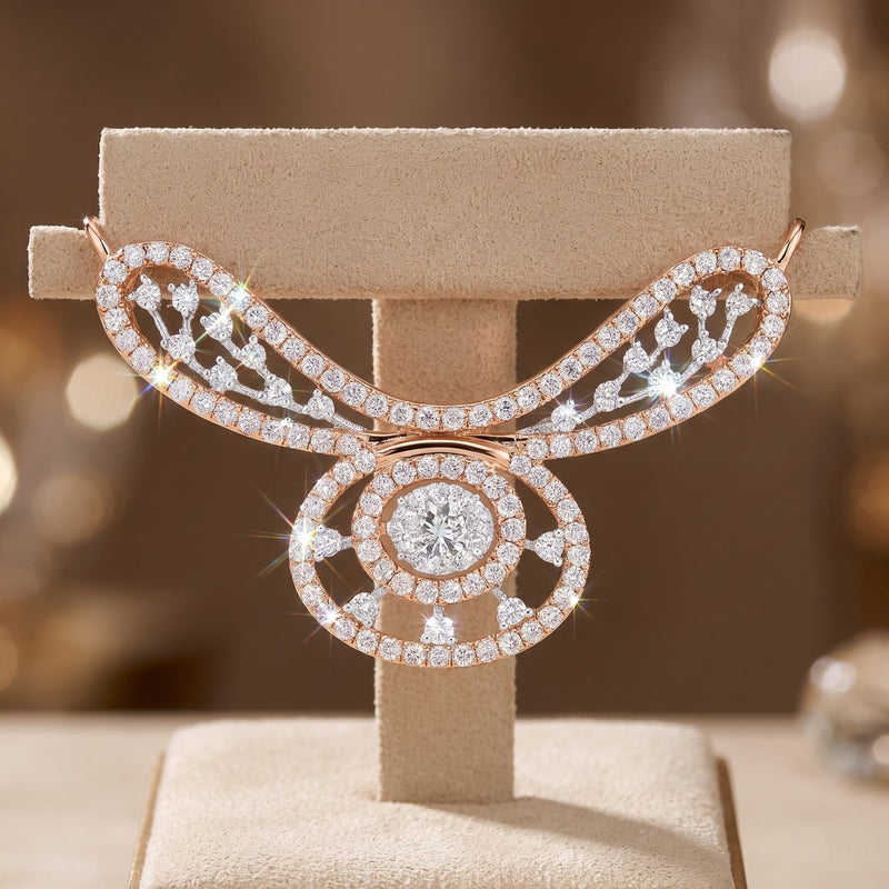 Symphony Sweep Lab Grown Diamond Pendant