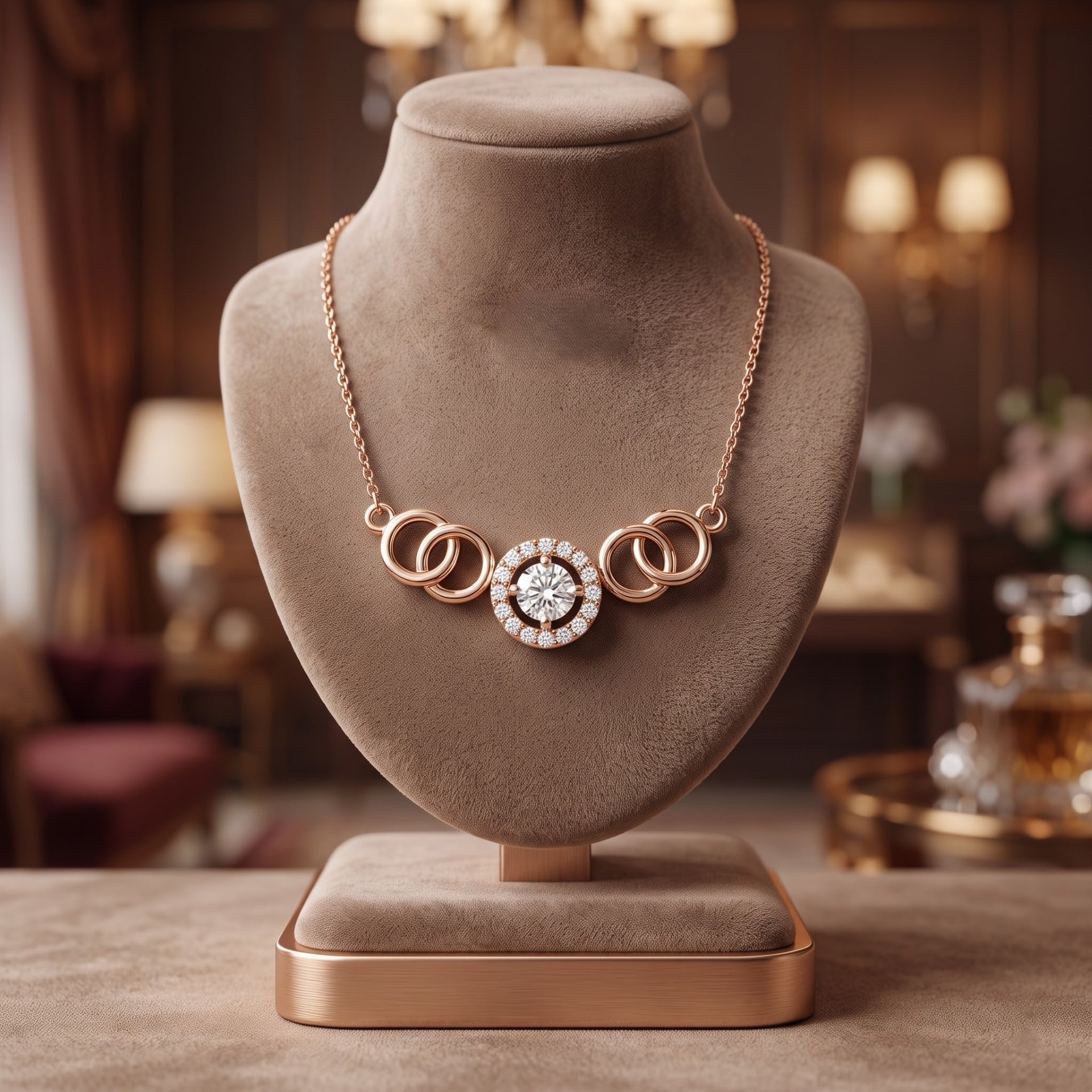 Unity Circle Lab Grown Diamond Pendant