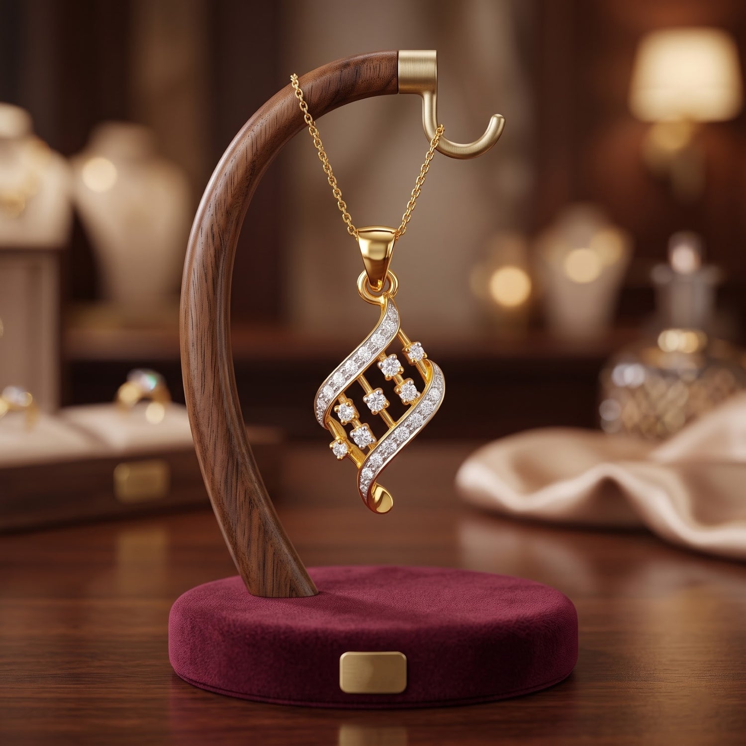 Twilight Melody Lab Grown Diamond Pendant