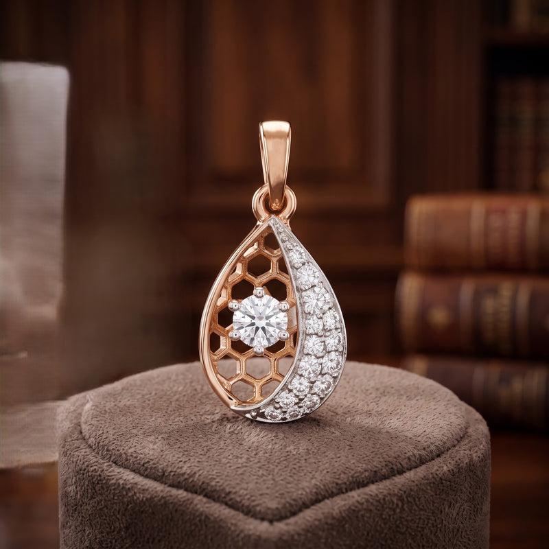 Petal Hive Lab Grown Diamond Pendant