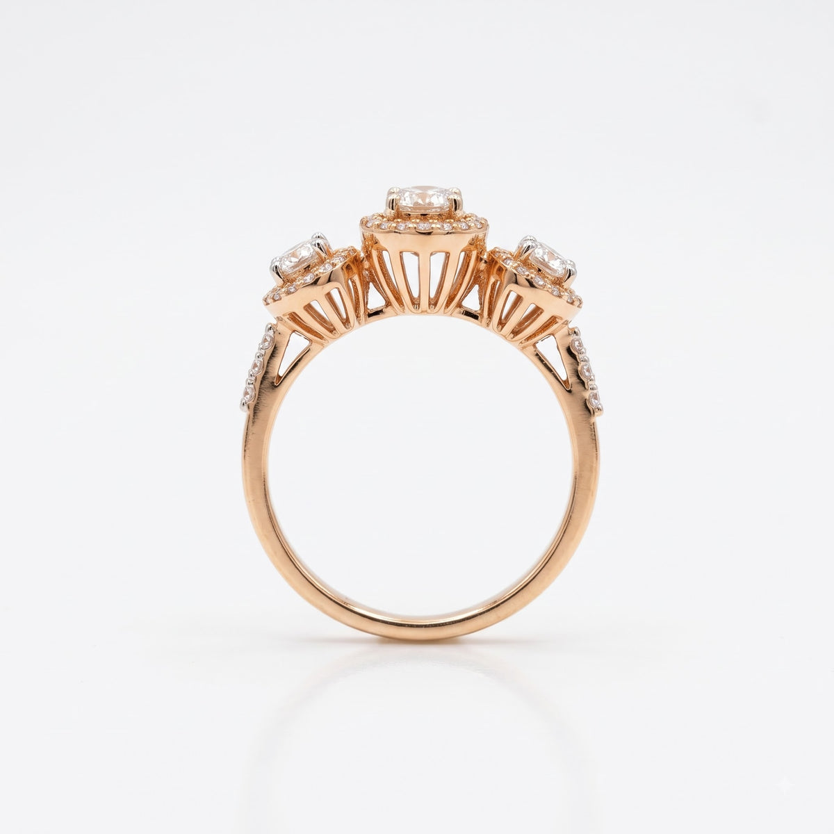 Veyra Triple Radiance Lab Grown Diamond Ring