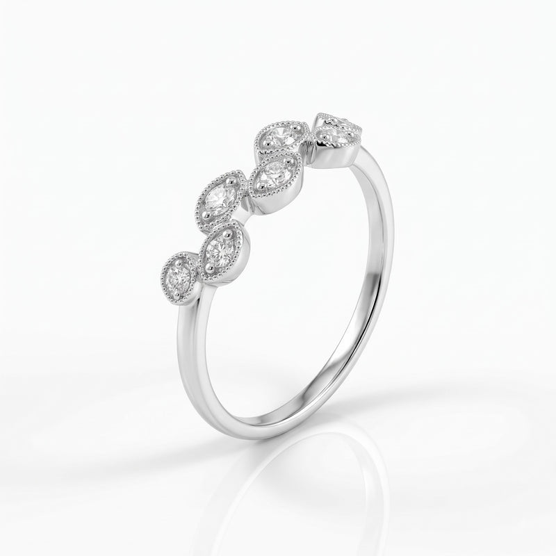 Solenne Quad Bloom Lab Grown Diamond Ring